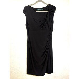 Ralph Lauren Sleeveless Little Black Dress‎ Size 12 Great Condition Cocktail NYE
